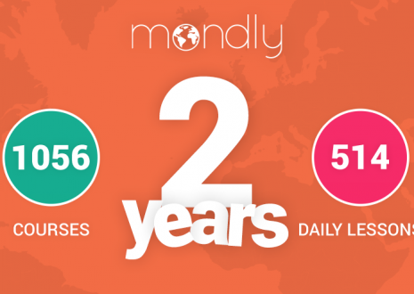 2 Years of Mondly Languages