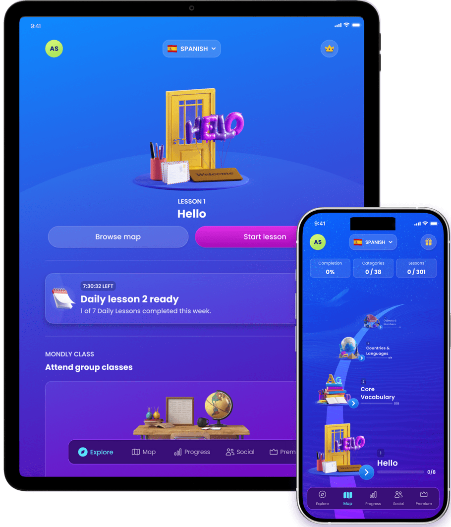 Mondly languages app